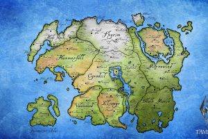Tamriel, Map, The Elder Scrolls