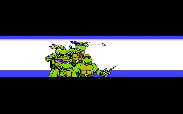 video Games, Teenage Mutant Ninja Turtles, Comic Art, Comics, IDW, Konami, Nintendo Entertainment System, Nintendo, Ninjas, Turtle, Pixel Art HD Wallpaper Desktop Background