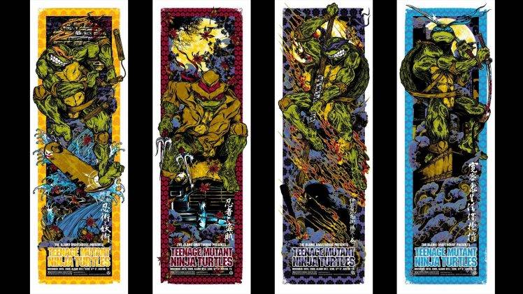 Teenage Mutant Ninja Turtles, Comic Art, Comics, IDW, Konami HD Wallpaper Desktop Background