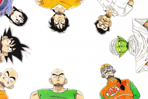 Dragon Ball Z, Son Goku, Krillin, Chi Chi, Tien Shinhan, Piccolo, Yamcha