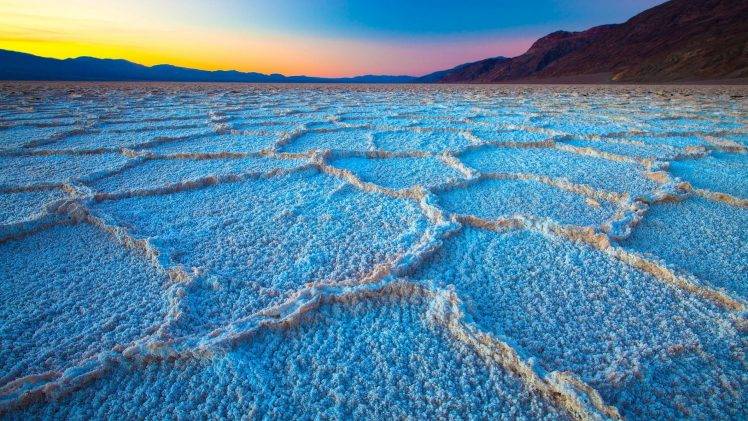 Death Valley, Sunrise, Landscape, Desert, Mountain, California HD Wallpaper Desktop Background