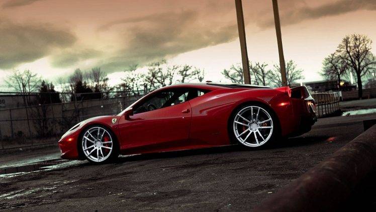 Ferrari, Car, Ferrari 458, Red Cars HD Wallpaper Desktop Background