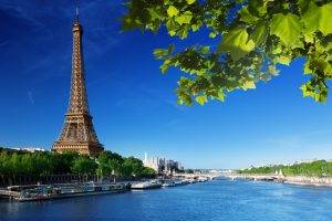 Paris, Eiffel Tower, River
