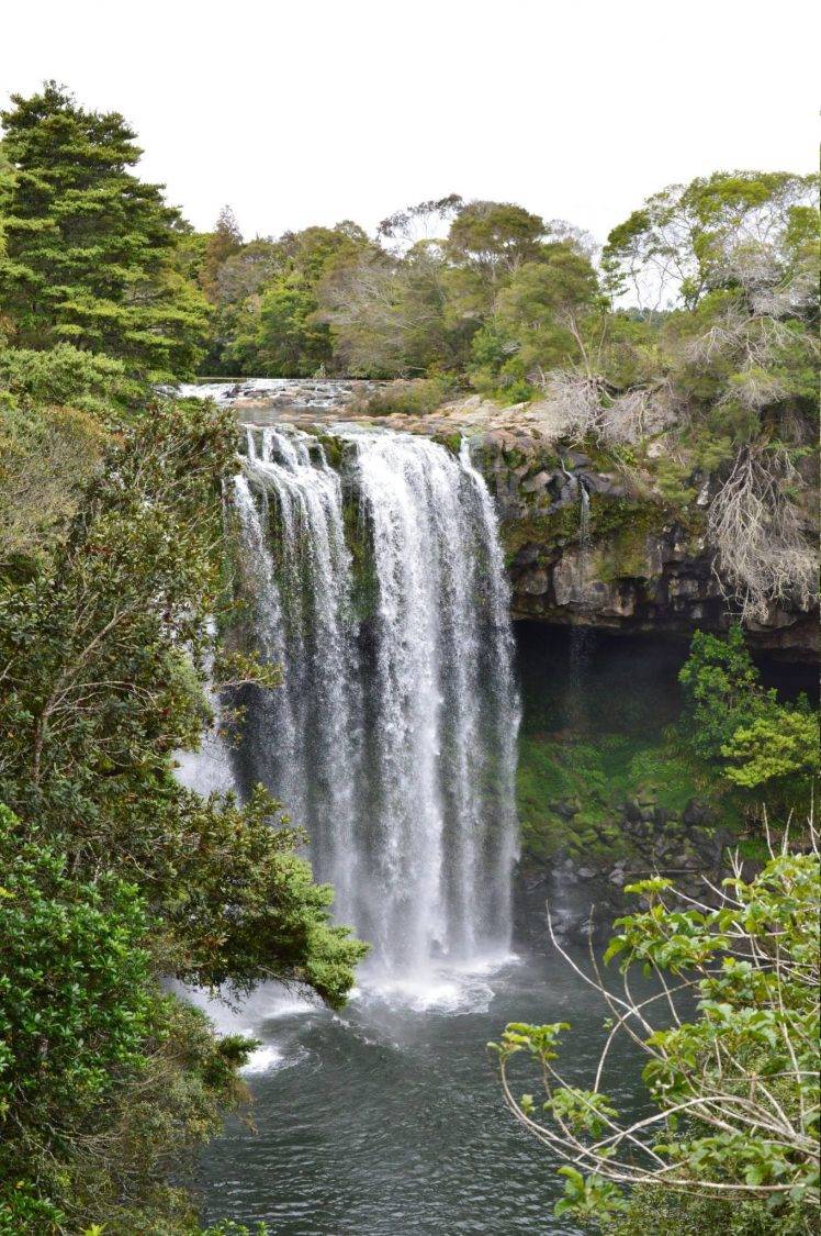 waterfall, New Zealand, Nature HD Wallpaper Desktop Background