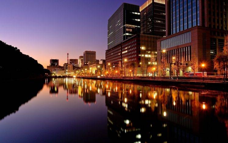 Tokyo, Japan, River HD Wallpaper Desktop Background