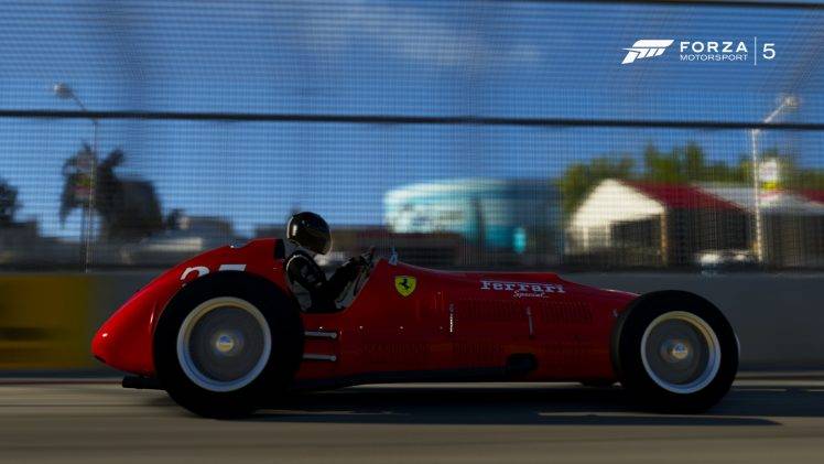car, Video Games, Forza Motorsport, Ferrari, Ferrari 375, Red Cars HD Wallpaper Desktop Background