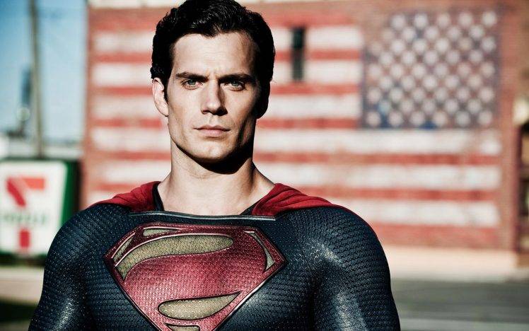 Superman, Movies, Man Of Steel, Henry Cavill, American Flag HD Wallpaper Desktop Background
