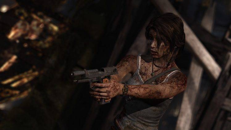 Tomb Raider, Video Games, Gun, Women HD Wallpaper Desktop Background