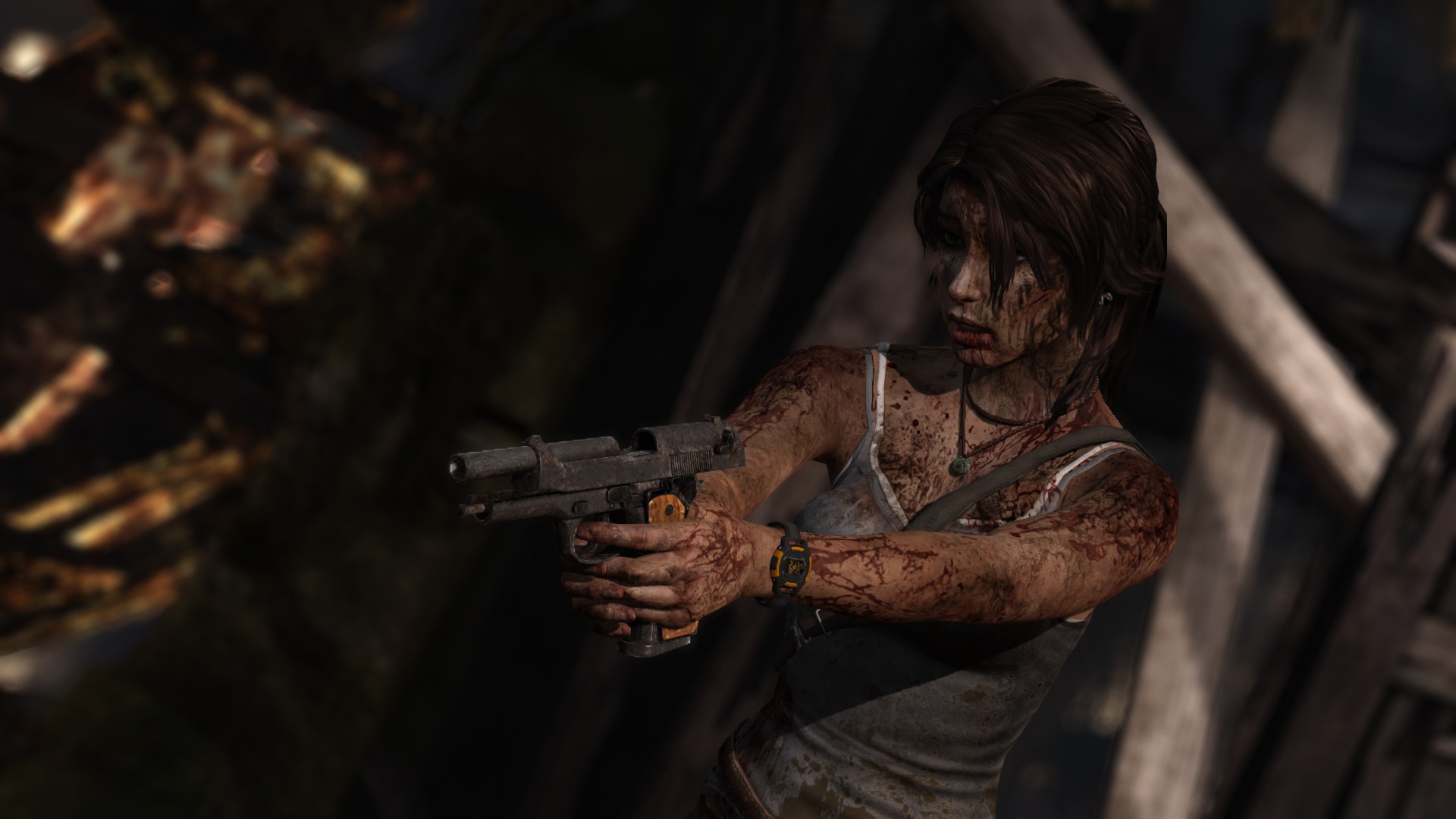 Tomb Raider, Video Games, Gun, Women Wallpaper