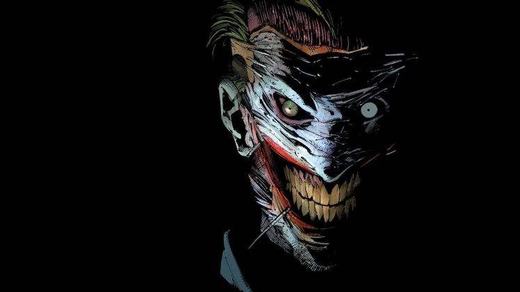 Joker, Scars, DC Comics HD Wallpaper Desktop Background