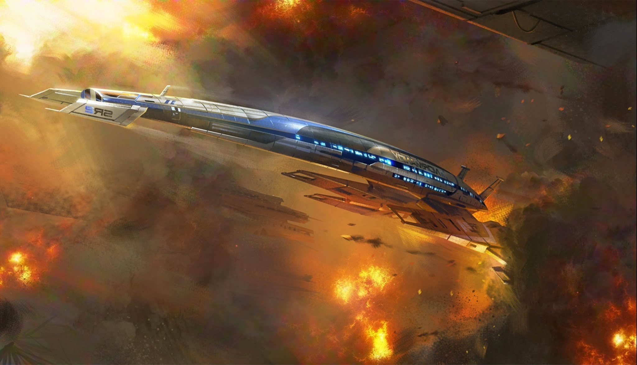 Normandy SR 2, Mass Effect Wallpaper