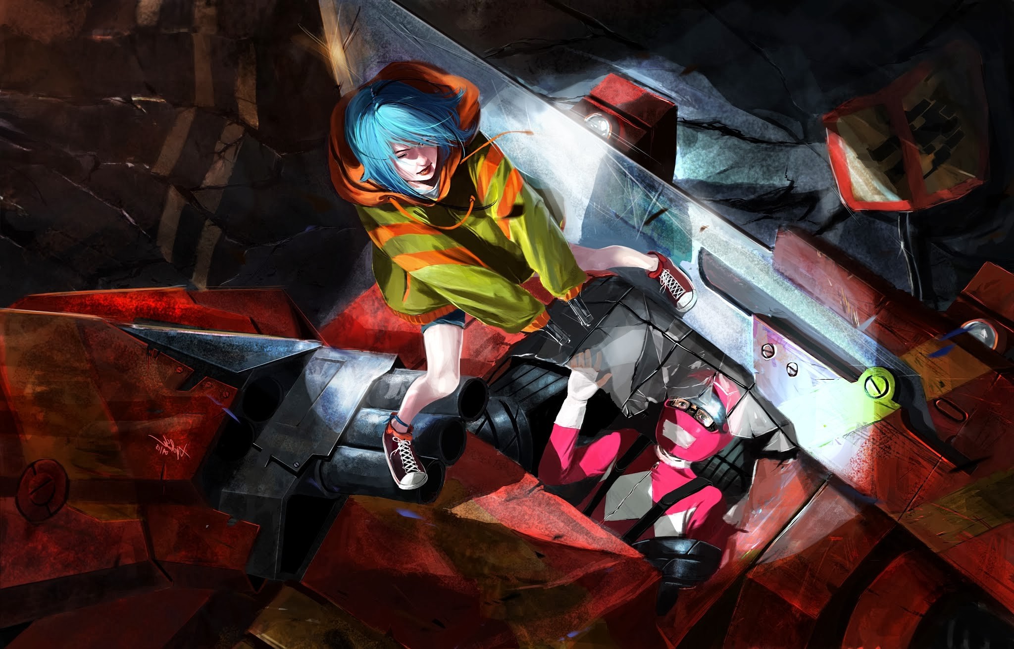 digital Art, Power Rangers Wallpaper