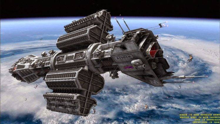 spaceship, Babylon 5 HD Wallpaper Desktop Background