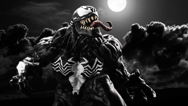 artwork, Venom, Digital Art HD Wallpaper Desktop Background