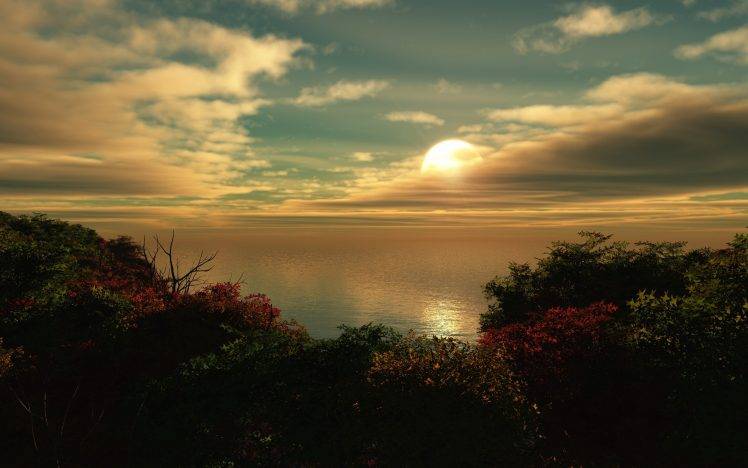 landscape, Sunset HD Wallpaper Desktop Background