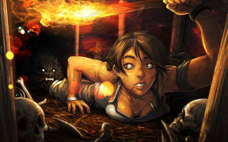 women, Lara Croft, Tomb Raider HD Wallpaper Desktop Background