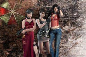 Resident Evil, Claire Redfield, Jill Valentine, Ada Wong, Video Games