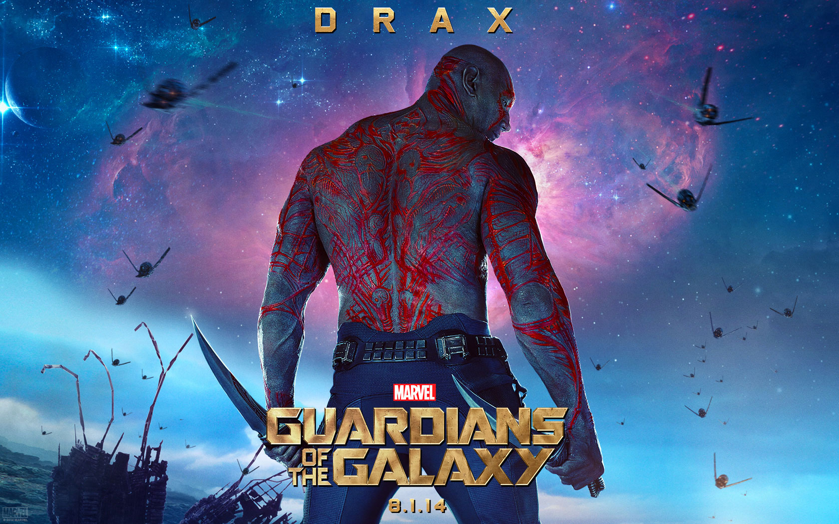 Drax The Destroyer, Guardians Of The Galaxy Wallpaper