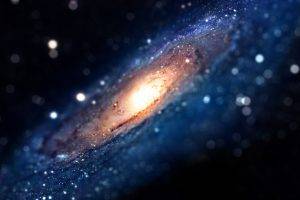 space, Galaxy, Glitter, Stars, Tilt Shift, Andromeda