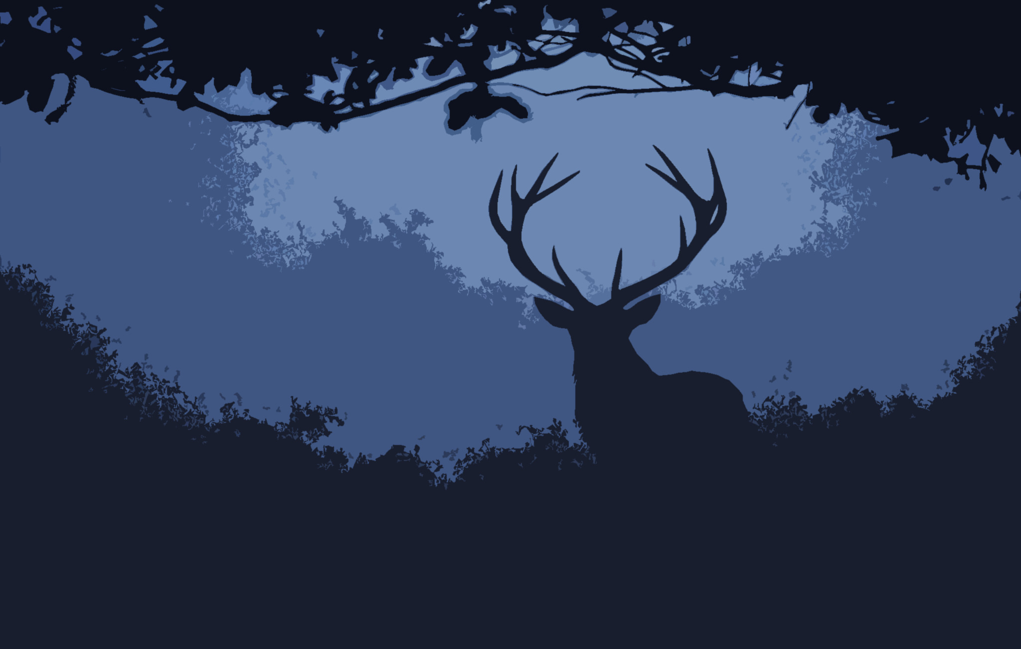 fall, Deer, Nature, Forest Wallpaper