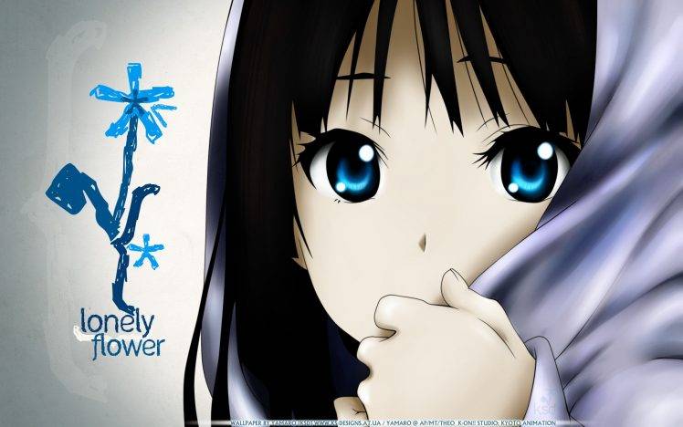 K ON!, Akiyama Mio, Anime Girls, Blue Eyes HD Wallpaper Desktop Background
