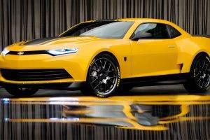 Chevrolet, Yellow, Car, Sports Car