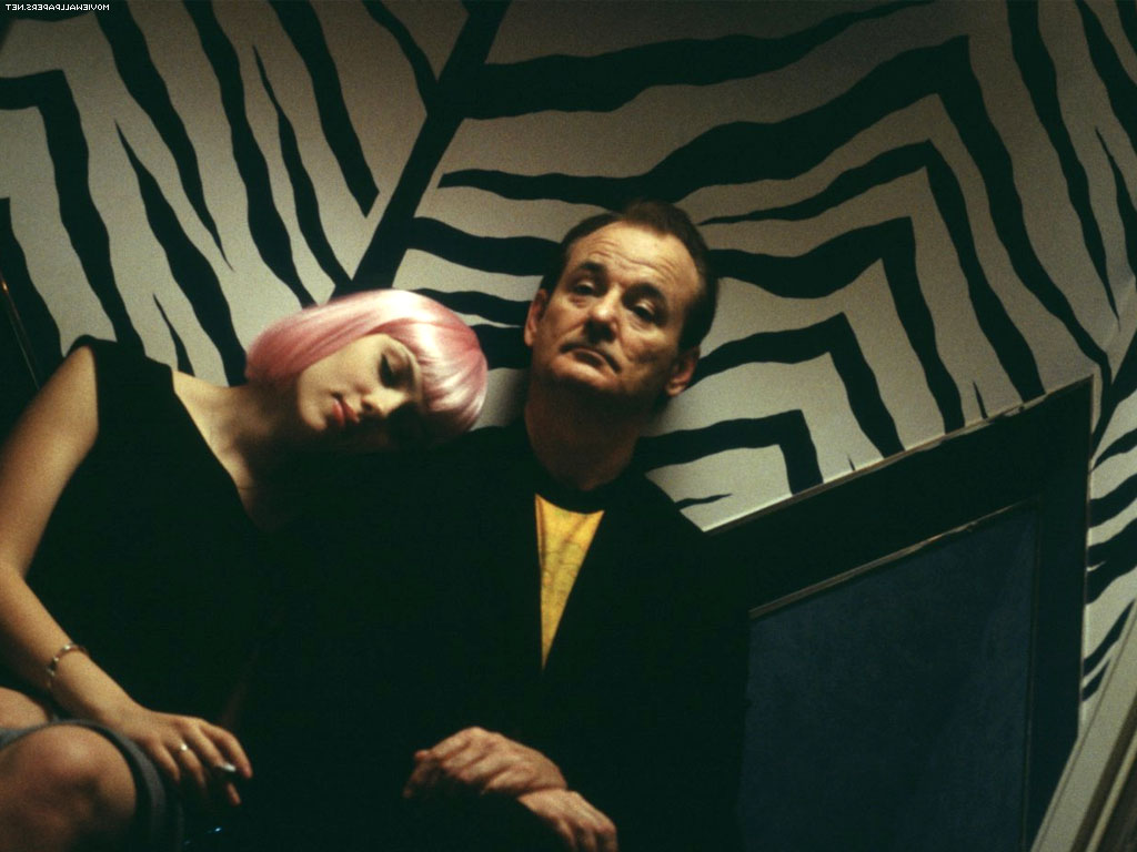 Scarlett Johansson, Bill Murray, Lost In Translation, Sofia Coppola, Movies Wallpaper