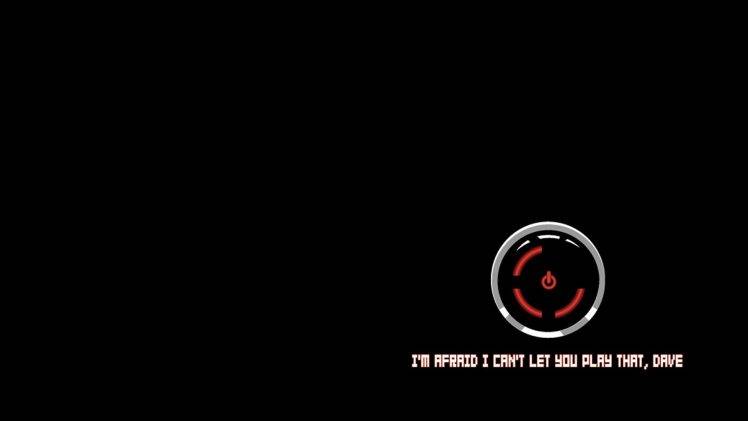 HAL 9000, Xbox, Xbox 360, Red Ring Of Death, Simple, Black, Black Background, Humor, Video Games, 2001: A Space Odyssey, Robot HD Wallpaper Desktop Background