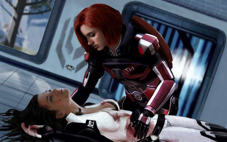 video Games, Mass Effect, Commander Shepard, Miranda Lawson HD Wallpaper Desktop Background