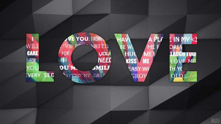love, Typography HD Wallpaper Desktop Background