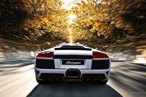 car, Lamborghini, Lamborghini Murcielago, Motion Blur