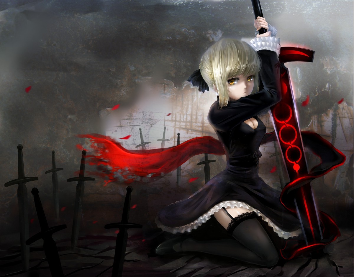 women, Anime, Saber Alter, Fate Series, Sexy Anime Wallpapers HD / Desktop  and Mobile Backgrounds