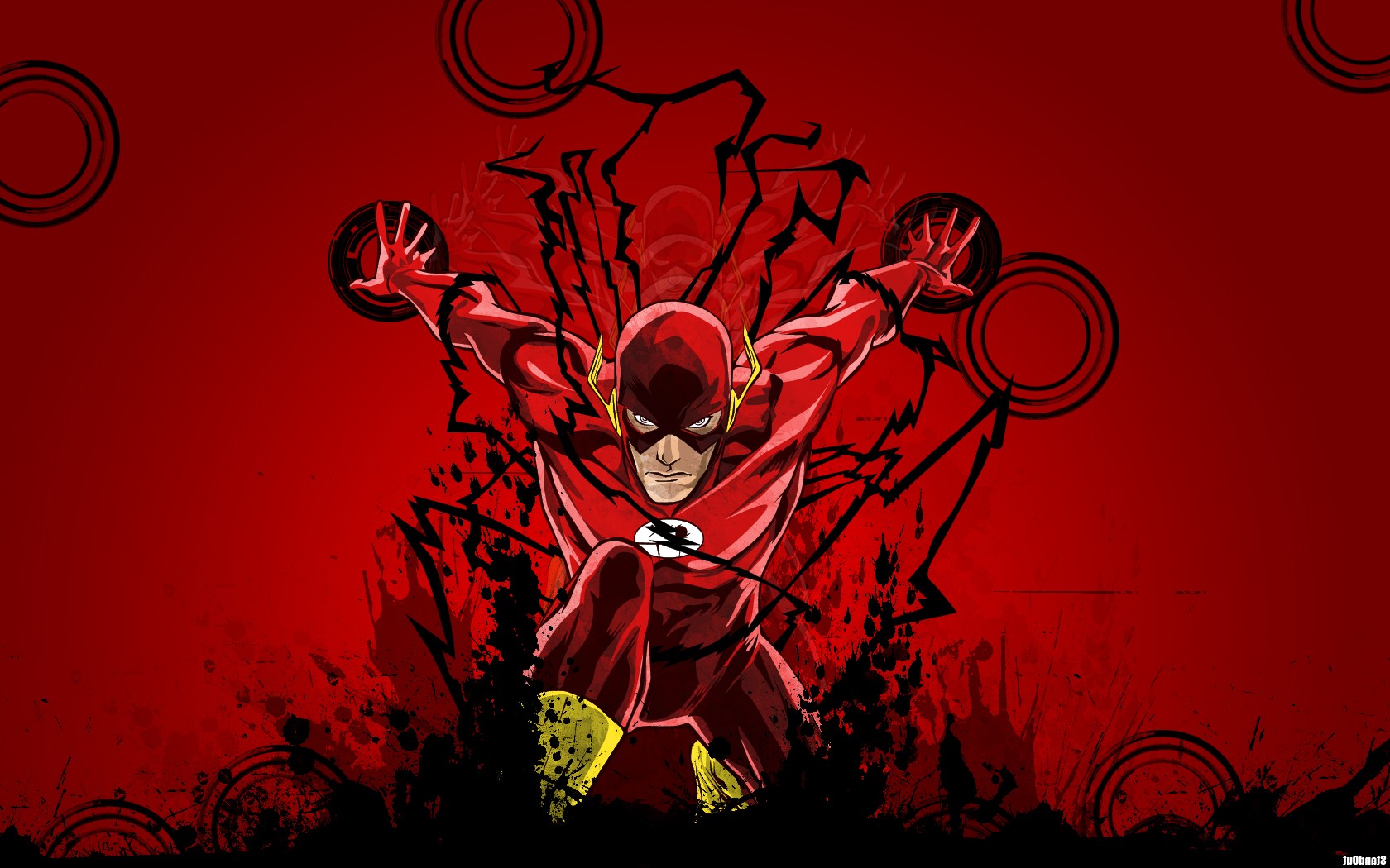 The Flash, Flash, DC Comics, Justice League, Red Wallpaper