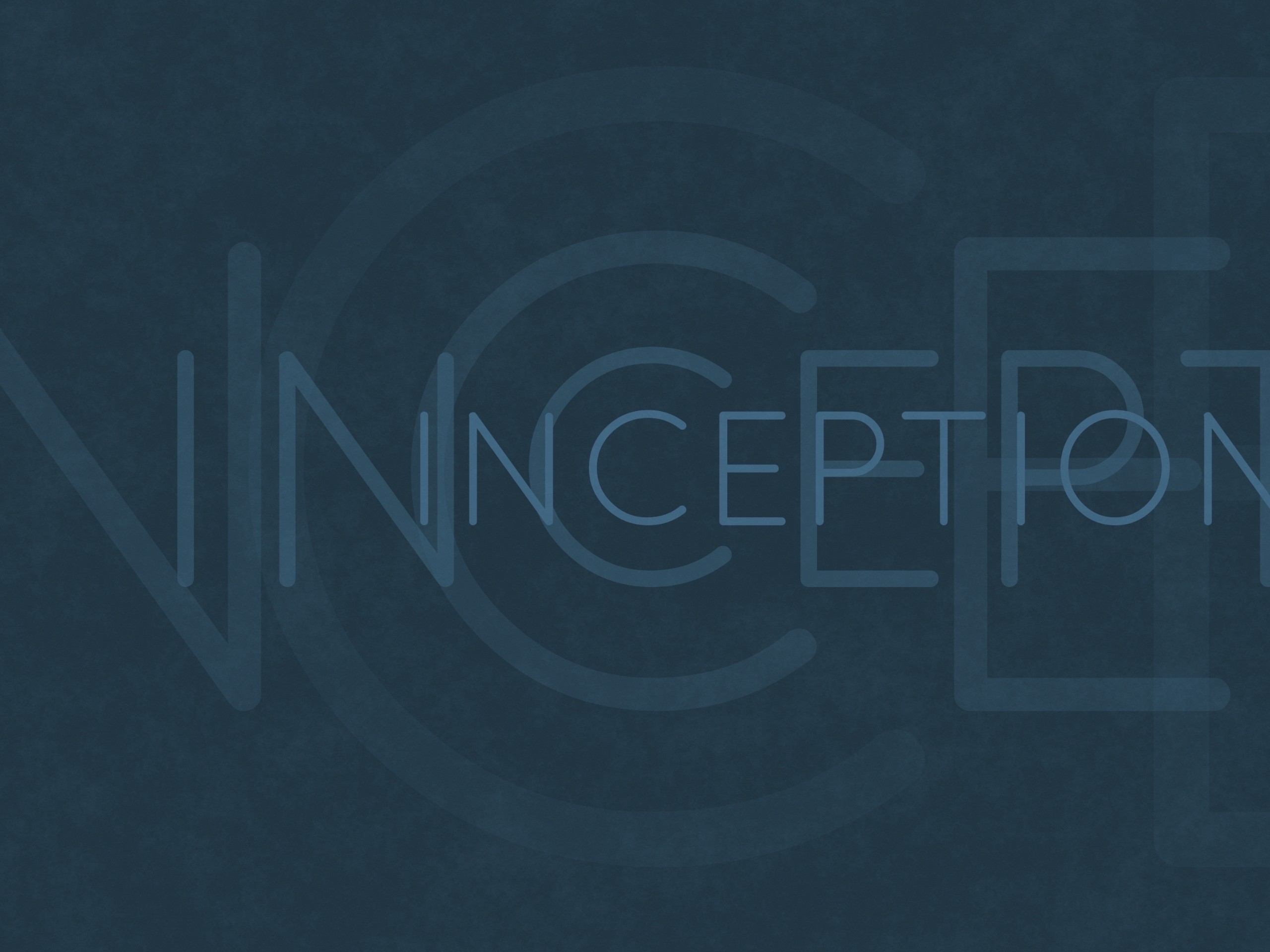 Inception, Typography Wallpaper