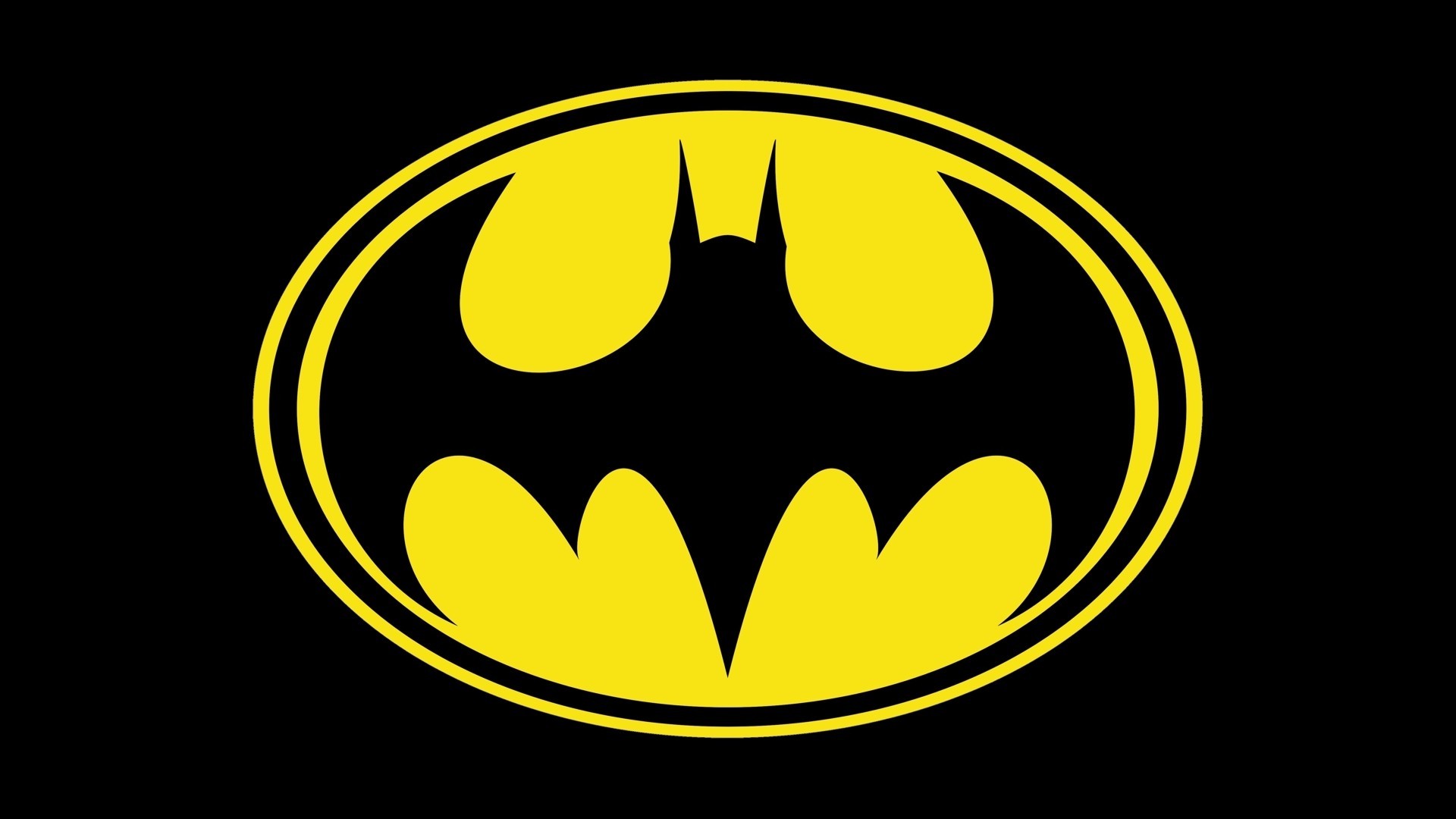 Batman Logo, Batman, Black Wallpaper