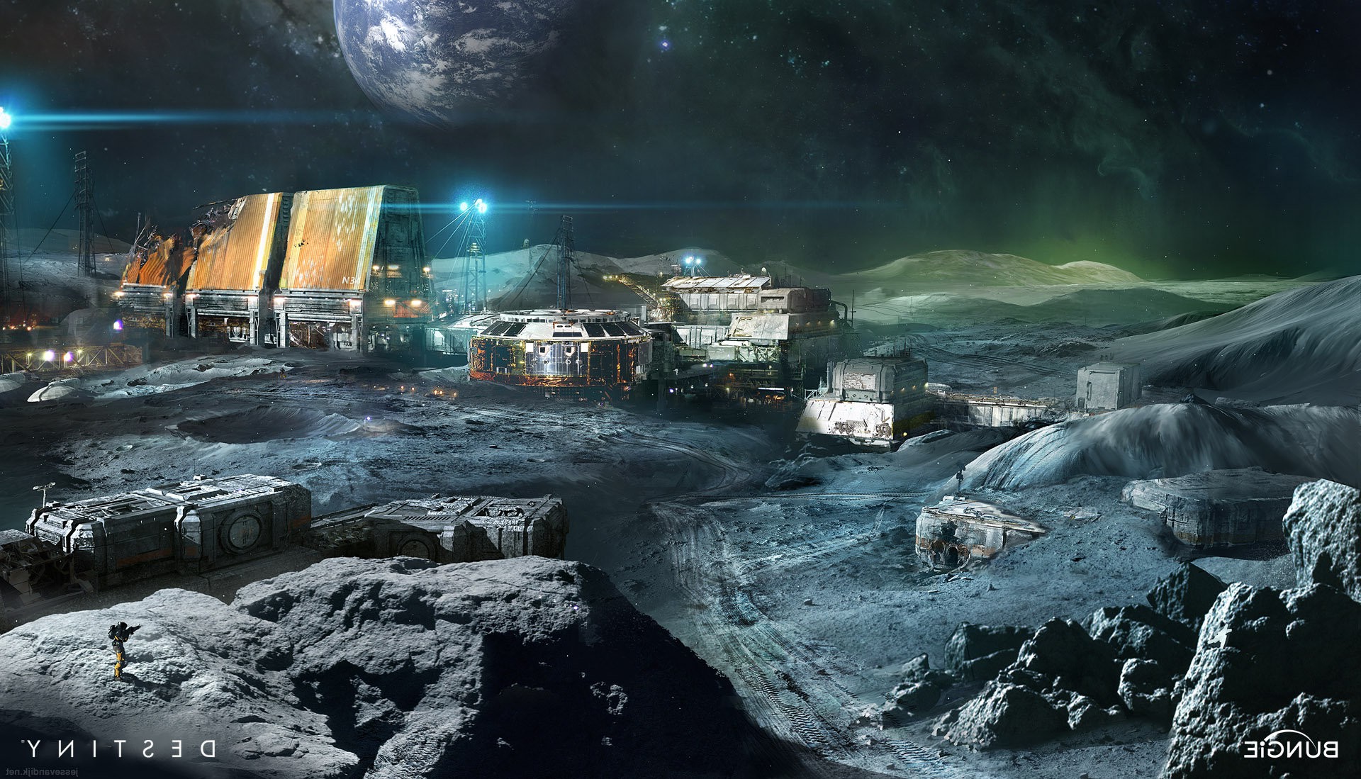 Destiny, Concept Art, Space Station Wallpapers HD / Desktop and Mobile