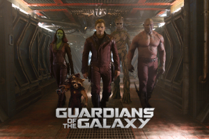 Guardians Of The Galaxy, Star Lord, Gamora, Rocket Raccoon, Groot, Drax The Destroyer