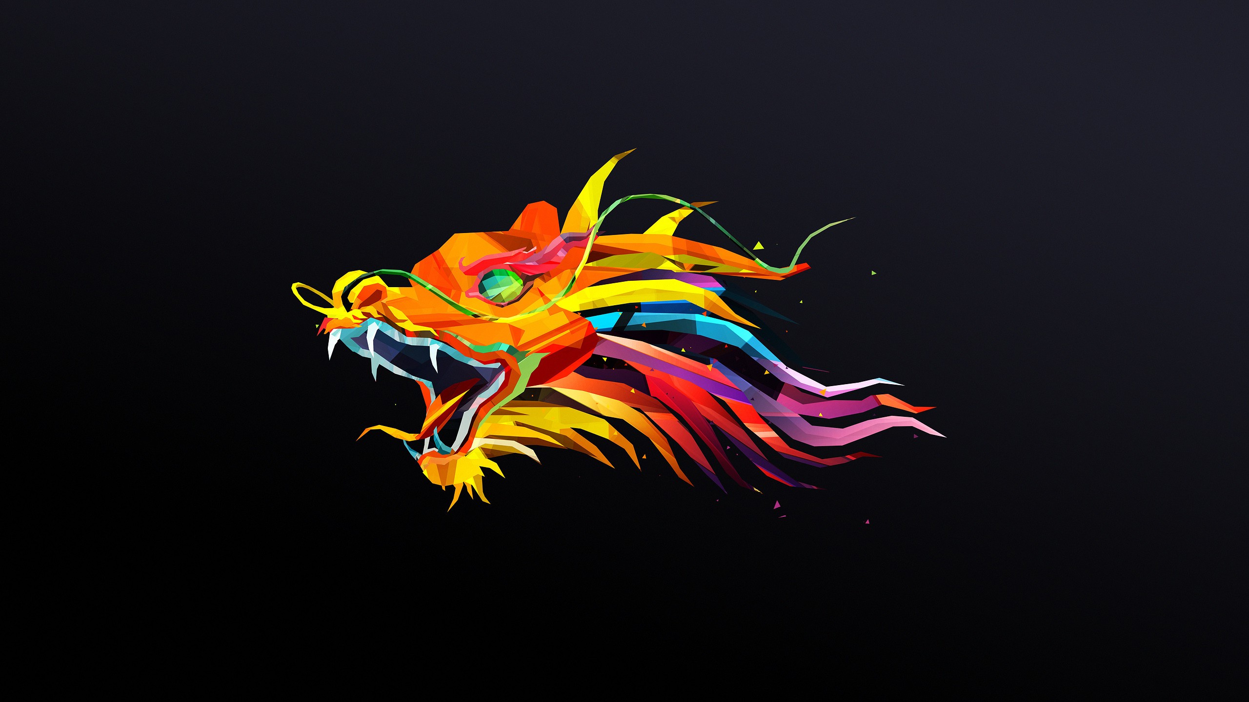 dragon, Digital Art Wallpaper