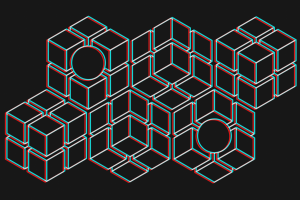 minimalism, 3D, Cube