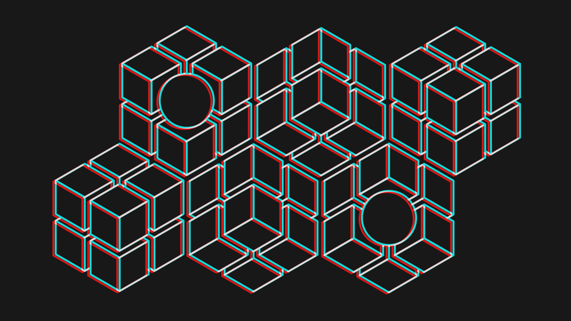 minimalism, 3D, Cube Wallpaper
