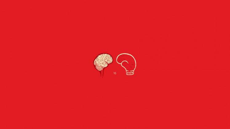 humor, Brains, Red HD Wallpaper Desktop Background