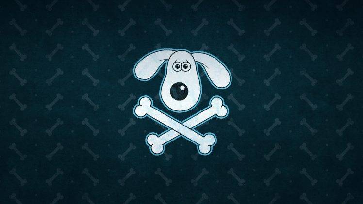 humor, Wallace & Gromit, Gromit, Artwork, Bones, Dog HD Wallpaper Desktop Background