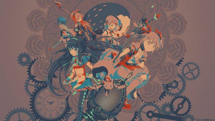 Mahou Shoujo Madoka Magica, Anime Girls HD Wallpaper Desktop Background