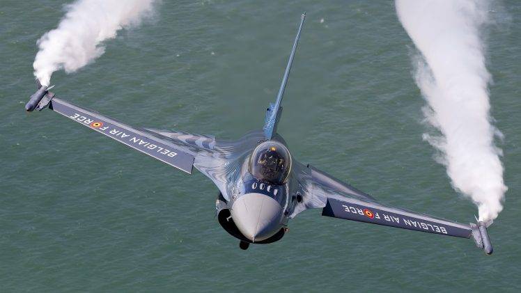 Belgian Air Force, Airplane, Military, General Dynamics F 16 Fighting Falcon HD Wallpaper Desktop Background