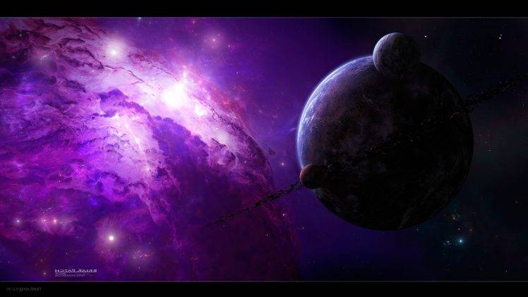 space Art, Nebula, Planet, Stars HD Wallpaper Desktop Background