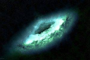 space Art, Galaxy, Glowing, Space