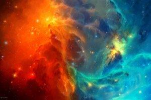 TylerCreatesWorlds, Nebula, Space Art