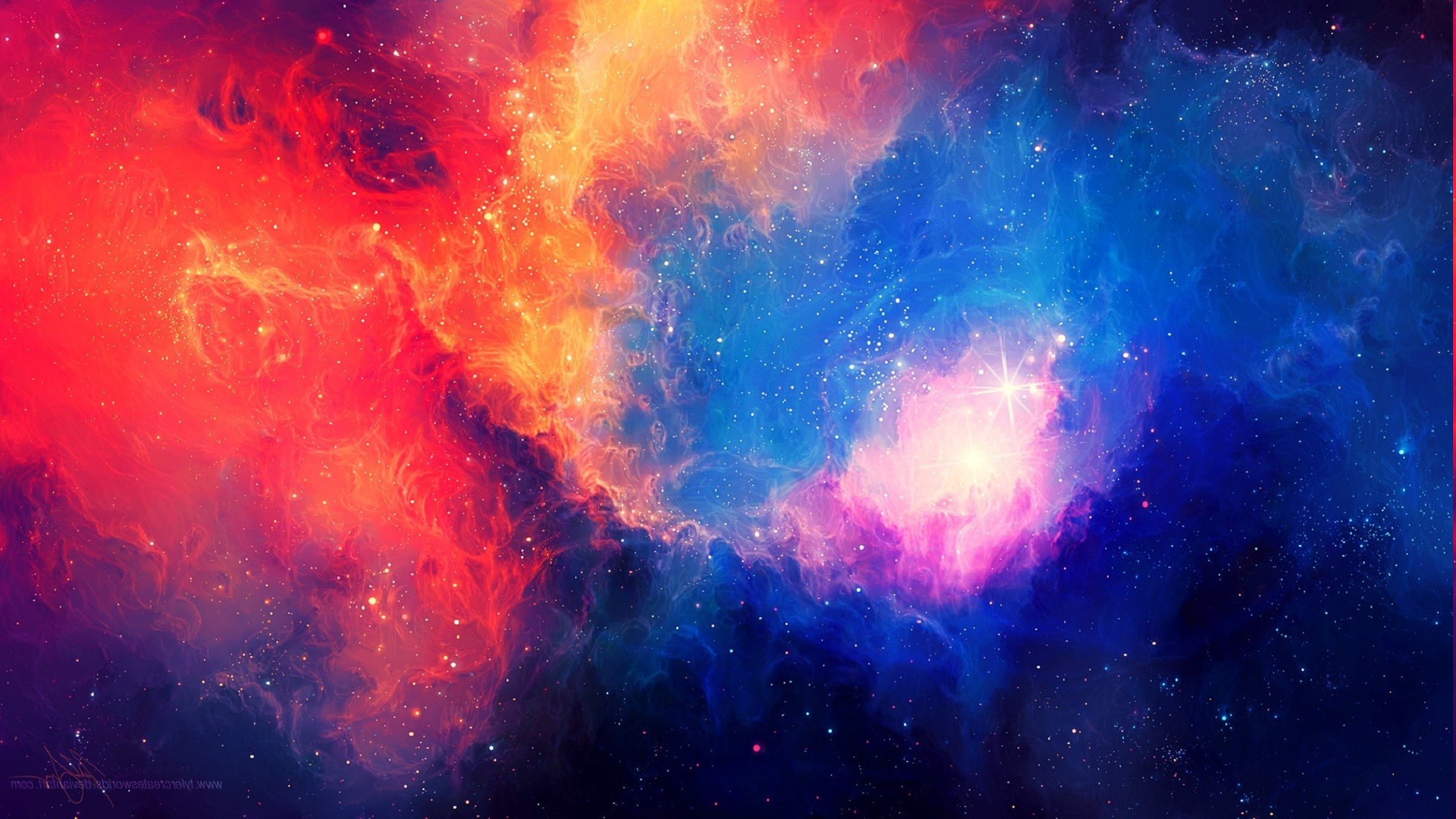 TylerCreatesWorlds, Space Art, Nebula Wallpaper