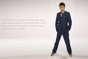 Doctor Who, The Doctor, TARDIS, David Tennant, Tenth Doctor, Quote