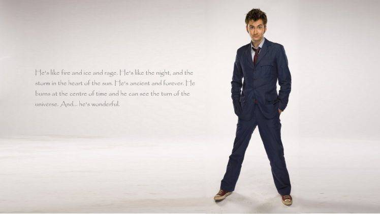 Doctor Who, The Doctor, TARDIS, David Tennant, Tenth Doctor, Quote HD Wallpaper Desktop Background